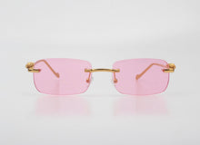 Load image into Gallery viewer, 18k Yellow Gold Giaguaro Rosé Purple Lenses
