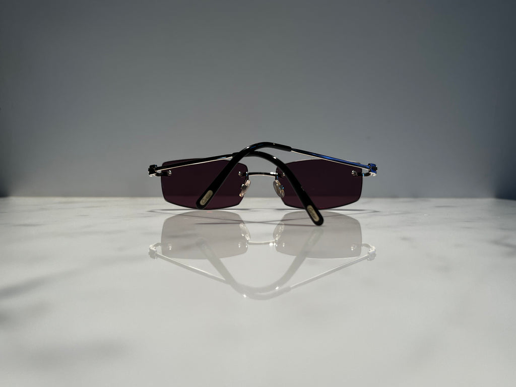 Cartier Rimless Solid 18k Gold Precious  Glasses Sunglasses Eyeglasses Buffs