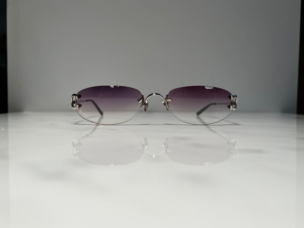 Cartier C’Decor Scala Wire Platinum Sunglasses Glasses
