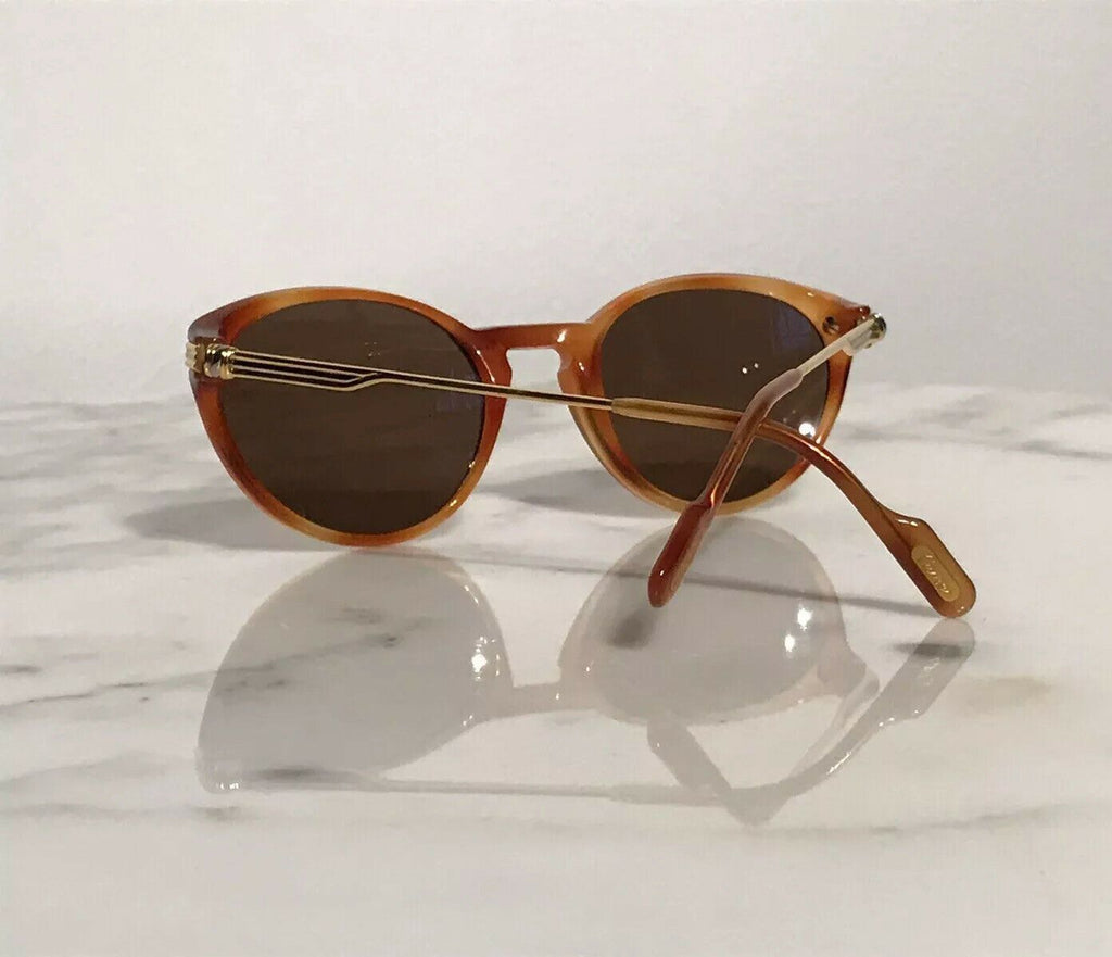 Cartier Jaspe Lumen Miel 22k Sunglasses Glasses - Braglia